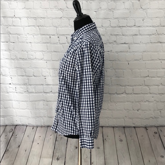 Tommy Hilfiger Checkered Button Down SZ M 12-14 - Picture 2 of 7